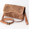 LC-ADBGZ460 Wristlet Genuine Western Leather Women Bag