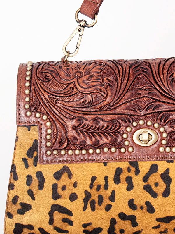 LC-ADBGI176B Clutch Genuine Western Leather Women Bag Jane