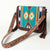 ADBGA207 American Darling Hand Tooled Saddle Blanket Fringed Leather Cross body Bag