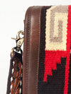 ADBGA207 American Darling Hand Tooled Saddle Blanket Fringed Leather Cross body Bag