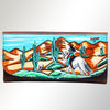 ADBGM112 Hand-Painted Leather Crossbody Clutch - Western Design by American Darling