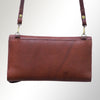 ADBGM179 Handcrafted Western Tooled Leather Crossbody with Artistic Rodeo Design