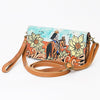 ADBGM169 Hand-Painted Leather Crossbody Purse - Multiple Western Scene