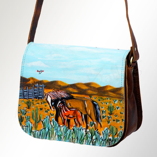 ADBGM191 Messenger Genuine Western Leather Women Bag