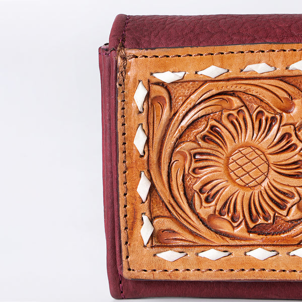 LC-ADBGZ404F Wallet Genuine Western Leather Women Bag