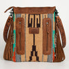 LC-ADBGZ369B Messenger Genuine Western Leather Women Bag