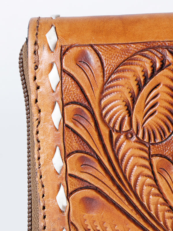 LC-ADBGZ448 Wallet Genuine Western Leather Women Bag