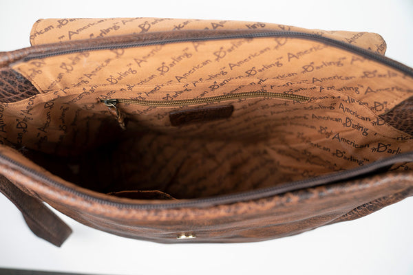 LC-ADBGZ457A Messenger Genuine Western Leather Women Bag