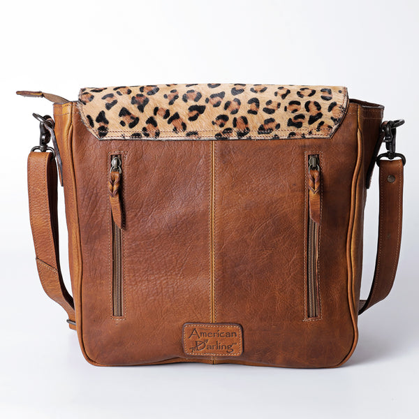 LC-ADBGZ457B Messenger Genuine Western Leather Women Bag Sage