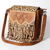 LC-ADBGZ457B Messenger Genuine Western Leather Women Bag Sage