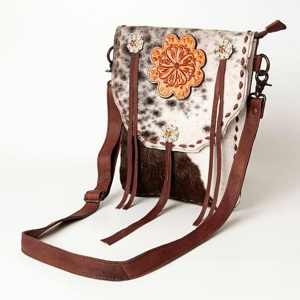 LC-ADBGZ462B Crossbody Genuine Western Leather Women Bag Sage