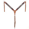 BEBCE124ME-Western leather Breast Collar