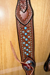 BEOEE130-Western Leather One Ear Headstall