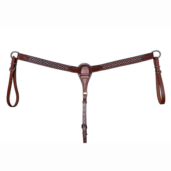 BEBCE130-Western leather Breast Collar