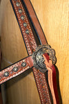BEHSE131-Western Leather Headstall