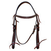 BEHSE131-Western Leather Headstall