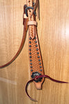 BEHSE131-Western Leather Headstall