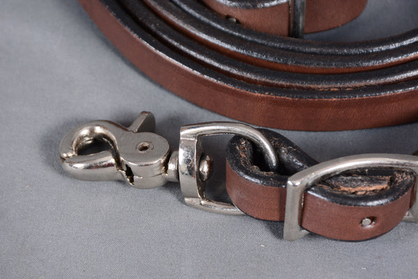 BERNE138-American Leather Split Reins