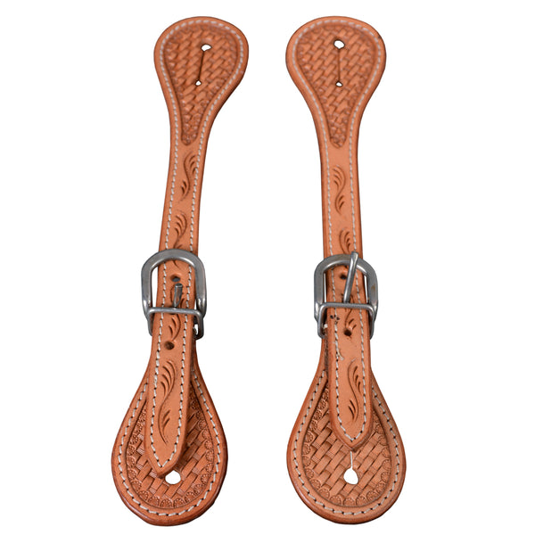 BEASPE149-Western leather Spurs Strap