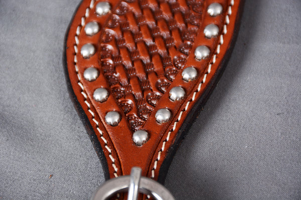 BEKSPE152-Western leather Spurs Strap