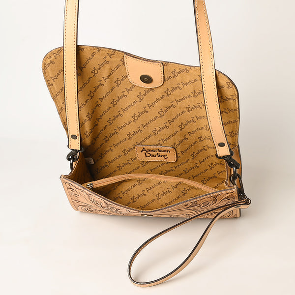 LC-ADBGZ460A Wristlet Genuine Western Leather Women Bag