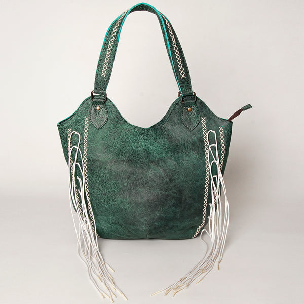 ADBG775B American Darling Western Leather Tote Bag - Handcrafted Full Grain Leather Bag