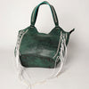 ADBG775B American Darling Western Leather Tote Bag - Handcrafted Full Grain Leather Bag