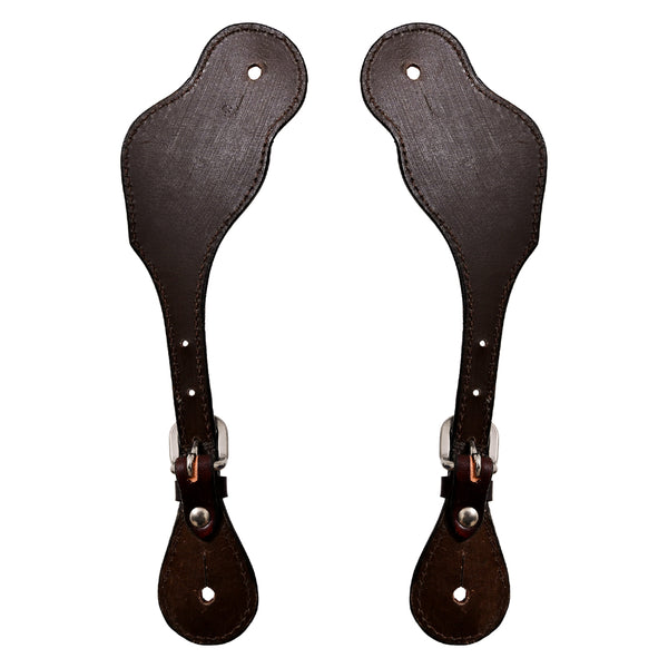 BER109-Western American Leather Spur Strap