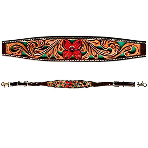 BER110-Western Leather Wither Straps