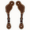 BER111-Western American Leather Spur Strap