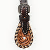 BER111-Western American Leather Spur Strap