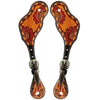 BER112-Western American Leather Spur Strap