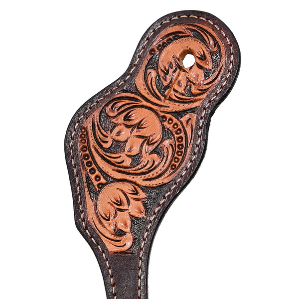 BER113-Western American Leather Spur Strap