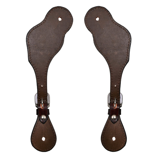 BER113-Western American Leather Spur Strap