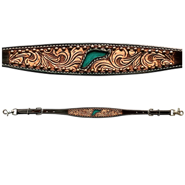 BER114-Western Leather Wither Straps