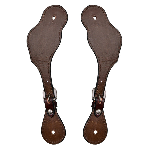 BER117-Western American Leather Spur Strap