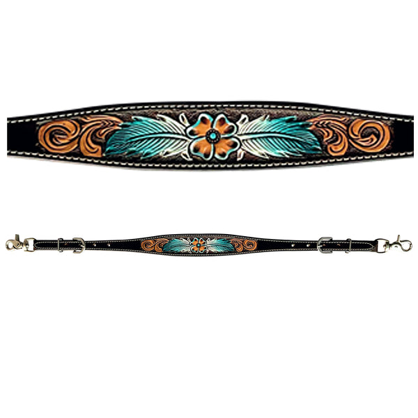 BER117-Western Leather Wither Straps