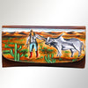 ADBGM112 Hand-Painted Leather Crossbody Clutch - Western Design by American Darling