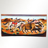 ADBGM112 Hand-Painted Leather Crossbody Clutch - Western Design by American Darling