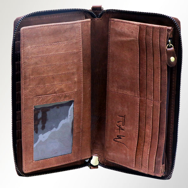 ADBGM231 American Darling Luxury Leather Crossbody Organiser with Multi-Compartment Design