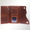 ADBGM179 Handcrafted Western Tooled Leather Crossbody with Artistic Rodeo Design