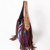 ADBGA212 American Darling Hand-Woven Saddle Blanket Hobo Bag Hand Tooled Leather Fringe