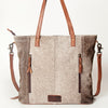 ADBG106 American Darling Hair-on Cowhide Western Tote Bag Genuine Leather
