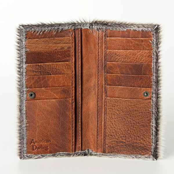 ADBG258 American Darling Wallet Bag - Handcrafted Hair-On Cowhide & Genuine Leather Western Wallet