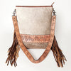 ADBG316 American Darling Hand Tooled Genuine Leather Large Cross body Bag
