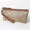 ADBG344 American Darling Genuine Hair On Hide Pattern Leather Western Wristlet
