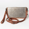 ADBG485 American Darling Braided Cowhide Leather Organiser Bag