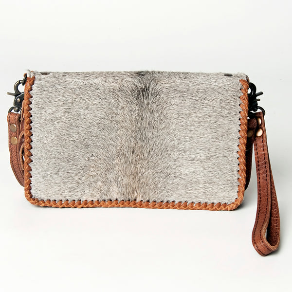 ADBG485 American Darling Braided Cowhide Leather Organiser Bag