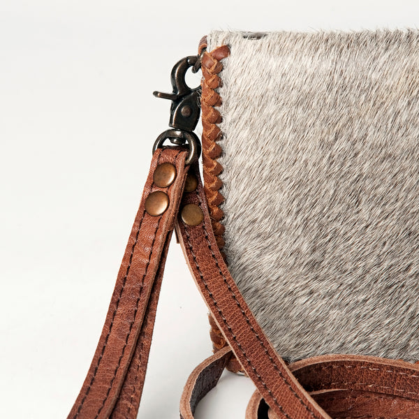 ADBG485 American Darling Braided Cowhide Leather Organiser Bag