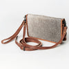 ADBG485 American Darling Braided Cowhide Leather Organiser Bag
